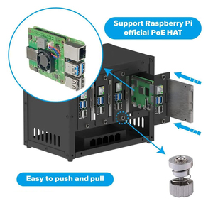 Custodia completa aggiornata per grappolo Pi lampone, compatibile con Pi 4B, 3B +/3B e altri modelli B, fino a 4 - Product Image 6