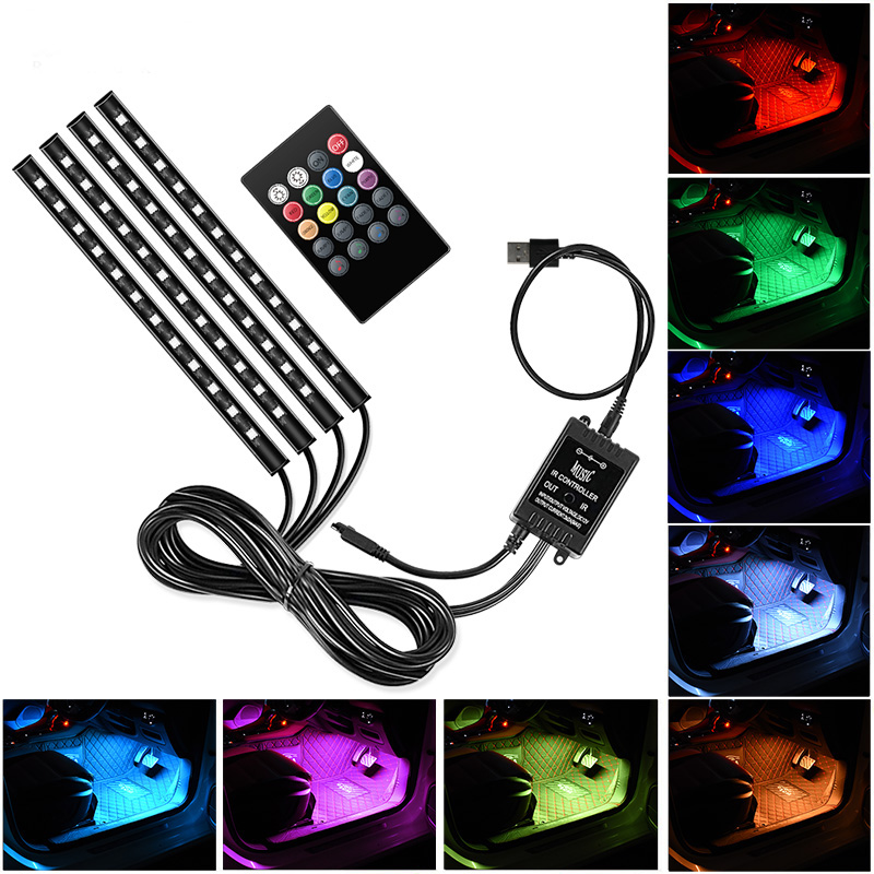 Control remoto 9smd + control de voz 4PCS