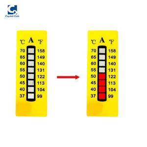 Termómetro con pegatinas para la cabeza del bebé, indicador de temperatura que cambia de Color, 2-8 C - Product Image 6