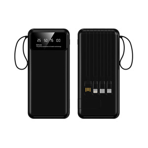 High Capacity 20000 Mah Mini <strong>Power</strong> <strong>Bank</strong> Portable with Type-C <strong>Input</strong> &amp; 10W <strong>Output</strong> Built-in Charger Made of Plastic - Product Image 6