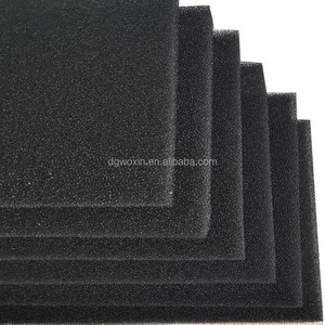 WOXIN 15-60 <strong>PPI</strong> Black Polyurethane Reticulated Roof Gutter <strong>Filter</strong> Foam Protector Sponge with Anti-mould Agent - Product Image 5