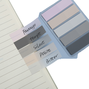 Neon huỳnh quang tự dính Pet Index dính ghi chú đầy màu sắc trang đánh dấu tabs từ dính cờ Cờ Giấy Memo trường - Product Image 4