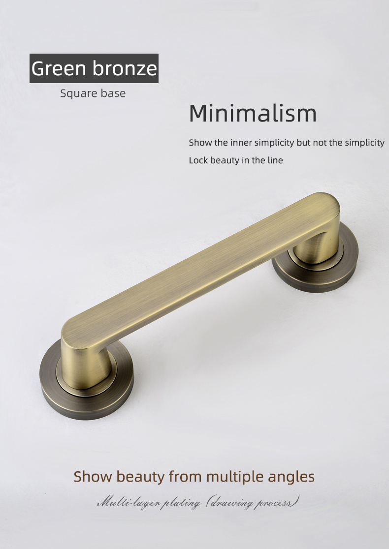 Professional Manufacturer Black Door Handle Zinc Alloy Mortise Lever Door Handle Lock For Indoor