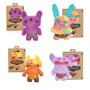 Hakiki Fuggler sevimli diş garip bebek oyuncak ayı yıkanmış peluş malzeme stres kabartma fonksiyonu ile iç çamaşırı serisi - Product Image 5