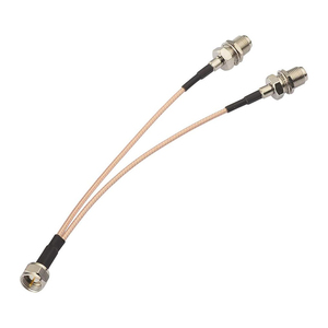F-loại RG6 Splitter Coax Cable f Nam để f kép nữ rg316 cáp đồng trục 3 cách Internet và TV Antenna 75Ohm Splitter Combiner - Product Image 2