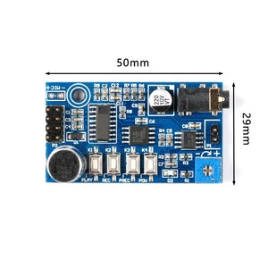 DC5V音声録音再生モジュール3W4ohm-8ohm4分ISD1820ラウドスピーカーメガホンYS-SR1を交換 - Product Image 4