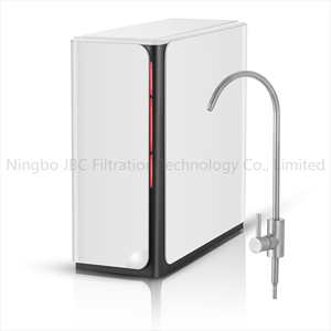 Novo filtro de água de osmose RO 100GPD com interruptor de filtro de troca rápida em branco
