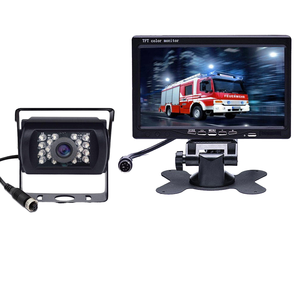 Monitor de coche LCD con función Auto-Dim de 7 pulgadas con sistema de cámara de estacionamiento de Vista trasera 12-24V Sensor de imagen Digital AHD ayuda de marcha atrás de coche - Product Image 2