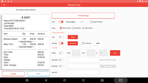 小売用のレジサーマルプリンタースキャナーを備えた無料サポートオンライン曇りベースソフトウェアAndroid/Win POS管理システム - Product Image 5