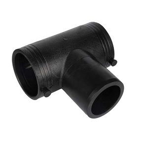 排水灌漑用ティーアダプターを削減するHDPEパイプ継手電気融合継手 - Product Image 1