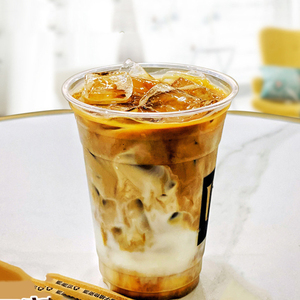 Vasos desechables CON Tapa สำหรับกาแฟเครื่องดื่มเย็น copo descartavel PLA ถ้วยเย็นพร้อมฝาปิดหลอด4ออนซ์ถ้วยพลาสติก