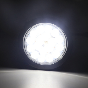 4 inç yuvarlak 12V 24V 10-36V 18 adet led'ler kamyonlar için beyaz renk LED arka lambası römorklar kamyonlar geri ters işık - Product Image 5