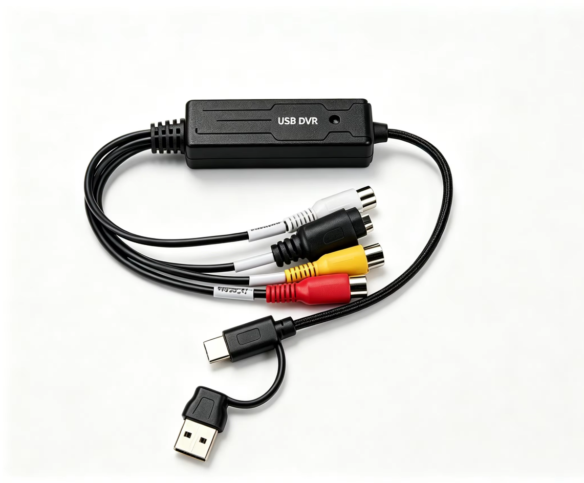 DVR USB noir avec USB + Type C