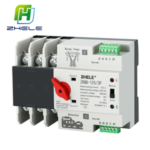 Yeni ZHQ6-2P/3P/4P 100A 220V Mini ATS otomatik Transfer anahtarı elektrik seçici anahtarı çift güç anahtarı - Product Image 1