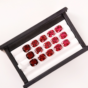 Stella di diamante rubino popolare taglio radiante gemma Fine di alta qualità rosa rosso rubino bellissimo rubino coltivato da laboratorio - Product Image 5