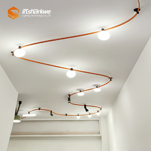 Lámparas de riel de modelado de diseño flexible Sistema de iluminación de riel flexible ajustable de alta calidad para espacios comerciales y hogares modernos - Product Image 1