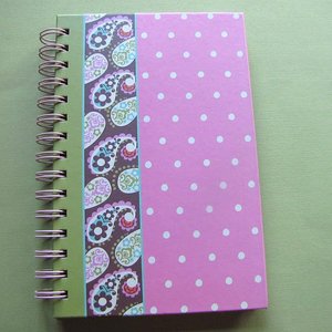 Customizable A5 Spiral Journal Diary PU Leather Planner <strong>with</strong> Ring Binder Fabric Cover and Printed <strong>Notebook</strong> As Per Demand - Product Image 5