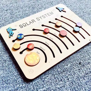 Factory Direct Multi-Layer Wooden Puzzle Early Learning Educational <strong>Toy</strong> Multi-Planets Solar System Children's Desktop <strong>Toy</strong> - Product Image 2