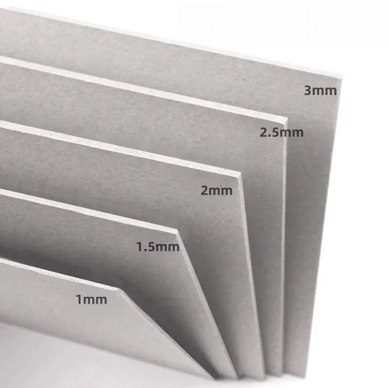 Pannello grafico grigio Premium 2 lati con spessore del materiale riciclato 0.48-4.0mm