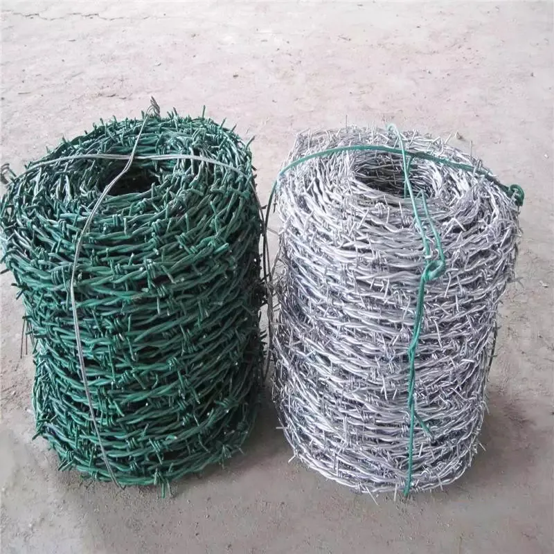 Precio de PVC de alta calidad de alambre de púas eléctrico galvanizado precios rollo en Sudáfrica