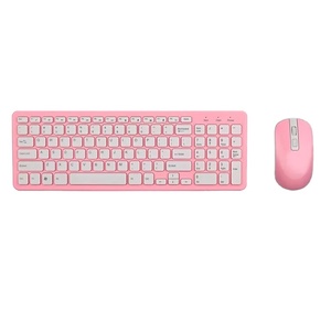 Teclado y ratón inalámbricos para ordenador, combinación de teclado y ratón multicolor para escritorio, regalo de oficina, 2021 - Product Image 1