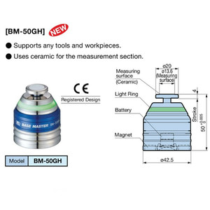 גדול BM-50GH daishowa בסיס מאסטר BM-100GH משטח חיתוך קצה קצה מדידה עבור כלים - Product Image 2