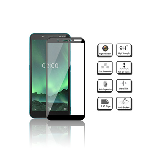 Ipek baskı tam tutkal cam temperli cam ekran koruyucu için Nokia 1.4 2.4 3.4 5.4 C10 C20 G10 G20 X10 x20 G XR artı - Product Image 2