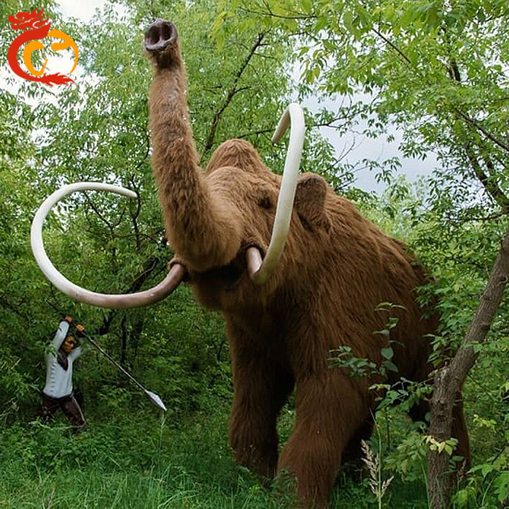 Mammoth animatronique