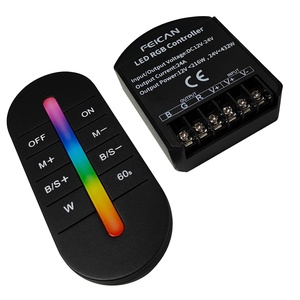 Feican FC 040 8คีย์ DC12v 24V RGB RF ควบคุมนำ RBB ควบคุมด้วยรีโมทแบบสัมผัส - Product Image 2