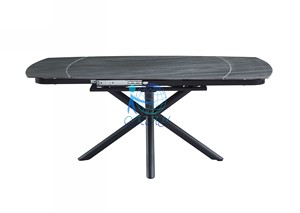 大师设计豪华现代餐桌椅套装餐厅家具12座带旋转延伸功能 - Product Image 3