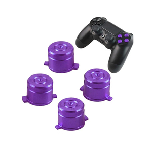 Bullet Buttons for PS4 <strong>Controller</strong> Aluminum <strong>Custom</strong> Metal ABXY Standard Button Spare Parts for PS4 Gamepad Replacement Decoration - Product Image 5