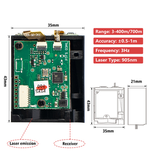 400m USB Laser telemetro sensore 50Hz telemetro Laser modulo sensore Arduino Laser Range Finder modulo