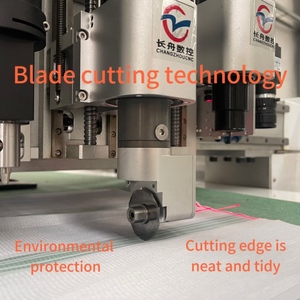 Automatic Industrial Fabric Roll <strong>CNC</strong> Oscillating Knife Cutting Machine Cloth Flatbed Cutter for Textile Garment - Product Image 3
