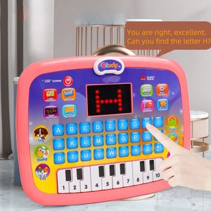 NEW Kids English Learning Machine Piano Study Spelling Letters Educational Intelligent LCD Screen Tablet <strong>Computer</strong> Learning <strong>Toys</strong> - Product Image 5