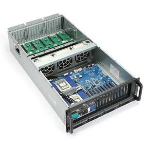 OEM/ODM 4U GPU sunucu bilgi işlem şasi 10 kartları GPU endüstriyel bilgisayar şasi IPC raf bilgisayar sunucu kasası - Product Image 4
