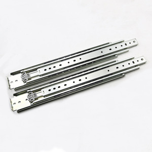 76mm rộng nặng công nghiệp ba phần ngăn kéo trượt đường sắt dày đường sắt hướng dẫn cho tủ và container - Product Image 3