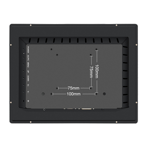 Monitor LCD industrial capacitivo PCAP de 15 pulgadas HD VGA AV BNC montado en la pared OEM ODM con marco de aluminio 1024*768 pantalla táctil - Product Image 4