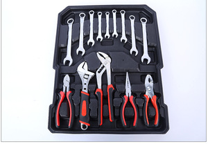 499件工具组套件，带拉式行李箱和铝盒四层五金组合工具 - Product Image 3