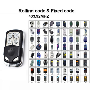 Telecomando 433mhz codice di apprendimento telecomando senza chiave con telecomando per chiave auto Smart Card con ingresso senza chiave di ricambio - Product Image 2