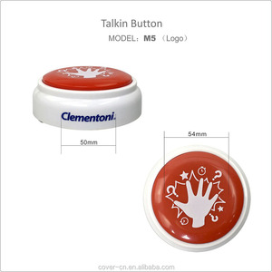 Botón parlante M5 con logotipo de mensajes personalizado, presione el zumbador de sonido fácil - Product Image 3