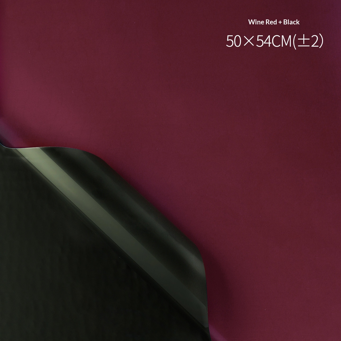 Burgundy + Black