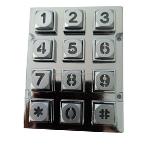 4x3 matrice tastiera LED retroilluminato resistente alle intemperie per il sistema di controllo accessi - Product Image 3