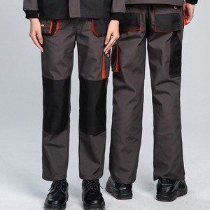 कपास काम पैंट पुरुषों महिलाओं टिकाऊ गर्मी ऑटो मरम्मत वेल्डिंग कार्य ट्रेजर ढीले फिट वर्कवेअर - Product Image 3
