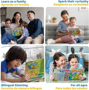 英语和西班牙语互动式双语学习玩具幼儿教育有声读物1-3 - Product Image 5