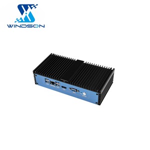 Barebone Netzwerks erver Mikro-PC Intel Core I3 I5 I7 Lüfter loser Industrie-PC Unterstützung pfsense Firewall-Router mit 6 RJ45 1000M LAN - Product Image 1