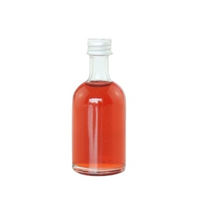 <strong>Empty</strong> 50ml <strong>100ml</strong> 150ml 250ml Long Neck Glass <strong>Wine</strong> Spirit <strong>Bottle</strong> Transparent Mini Alcohol Glass <strong>Bottle</strong> with Screw Aluminum Lid - Product Image 5