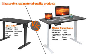 Moderno hogar Oficina inteligente elevación altura ajustable sentarse de pie Marco de escritorio eléctrico ergonómico de pie escritorios de la computadora - Product Image 4