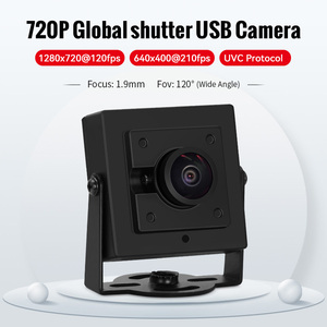 3200 OV9281 <span class=keywords><strong>Mini</strong></span> caméra <span class=keywords><strong>USB</strong></span> HD 720P 1.9mm obturateur global 120 degrés 120fps 210fps Plug Play 1 an grand Angle 120fps <span class=keywords><strong>Mini</strong></span> HD - Product Image 2
