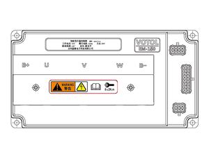 Controller motore DC EM150SP 72V 150A Controller motore sinusoidale con CAN BUS per motore Scooter mozzo