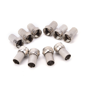 RG6 F连接器数字电缆端子连接器，用于有线电视螺丝插头SAT - Product Image 2